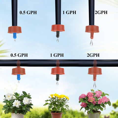 FULAIERGD dripper emitter close-up highlights durable UV-resistant plastic