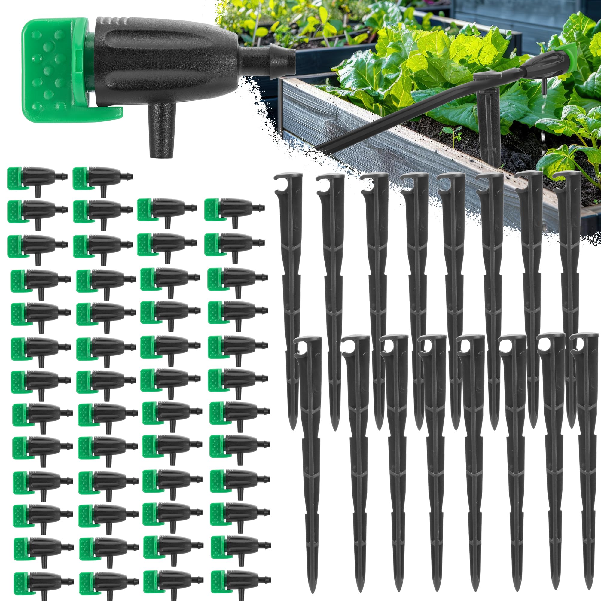 FULAIERGD dripper set for precise garden watering.