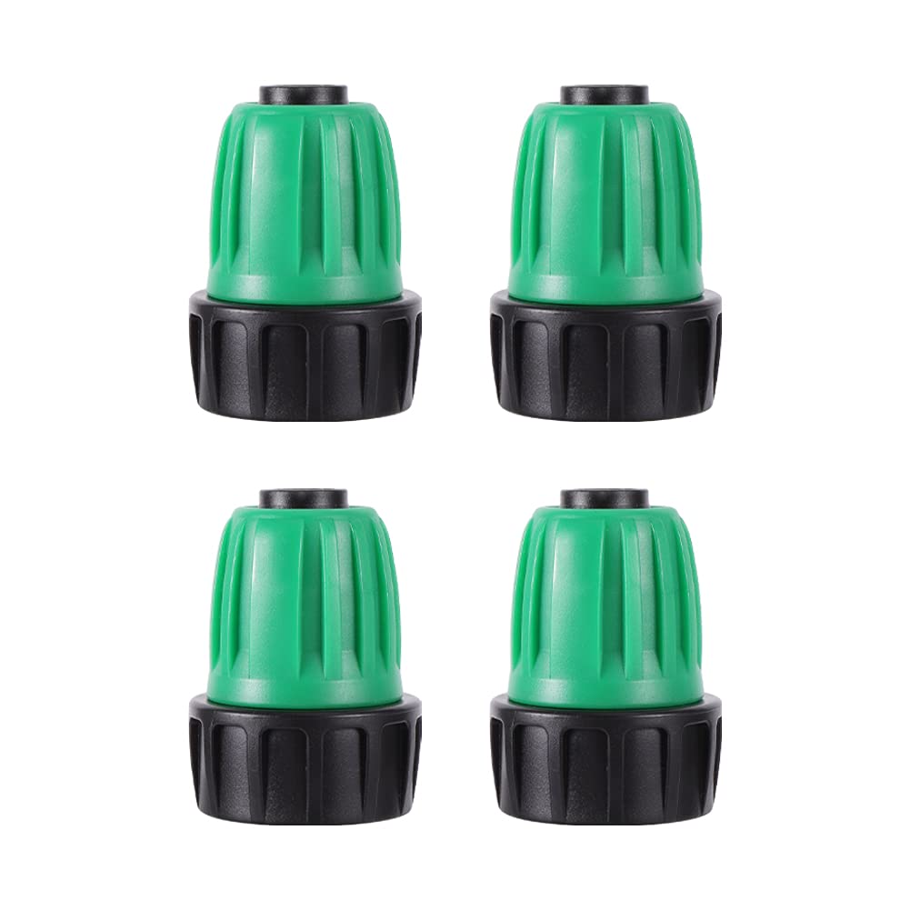 FULAIERGD faucet adapter 3/4 to 1/2 inch close-up, durable PVC for drip irrigation.