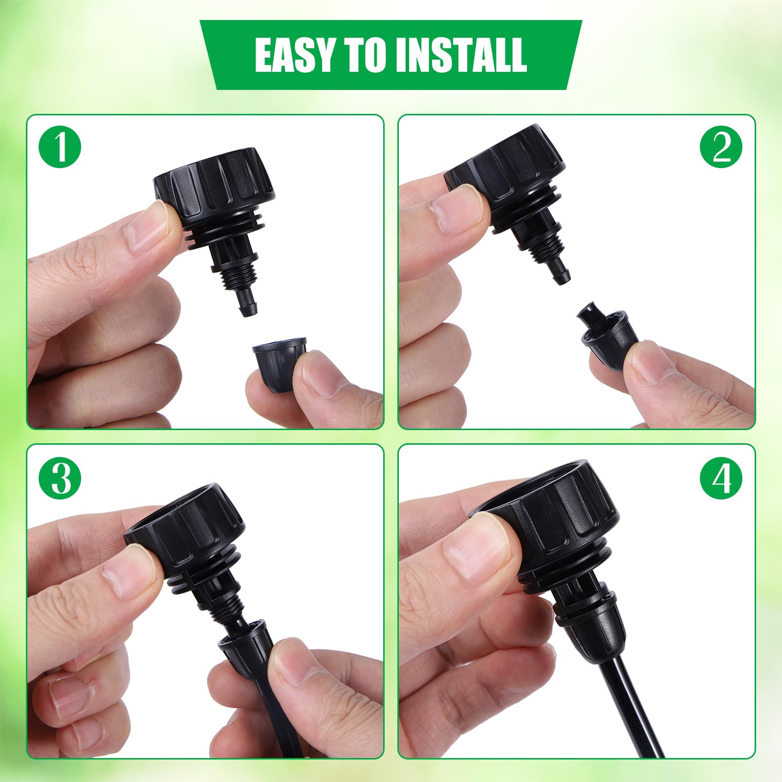 FULAIERGD faucet-thread connection demonstrates 3/4in male thread compatibility.