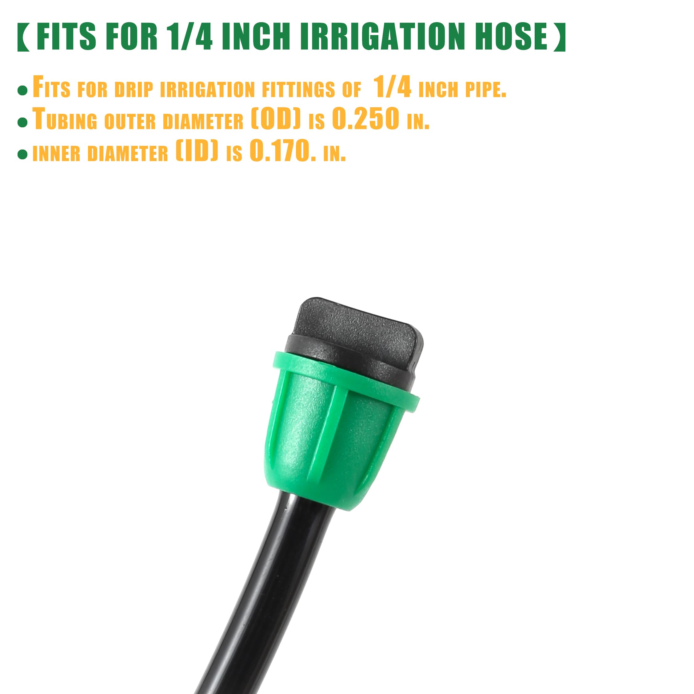 FULAIERGD garden irrigation end plug ideal for lawn, greenhouse, or flower beds.