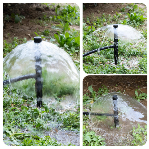 FULAIERGD versatile sprinkler heads suitable for trees, shrubs, gardens, and greenhouses.