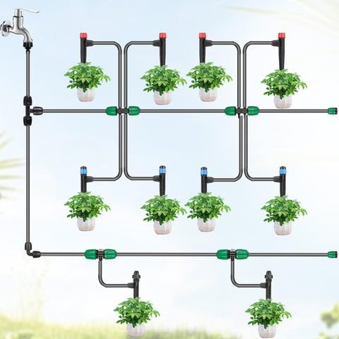 Fulaiergd garden watering system setup for efficient irrigation.
