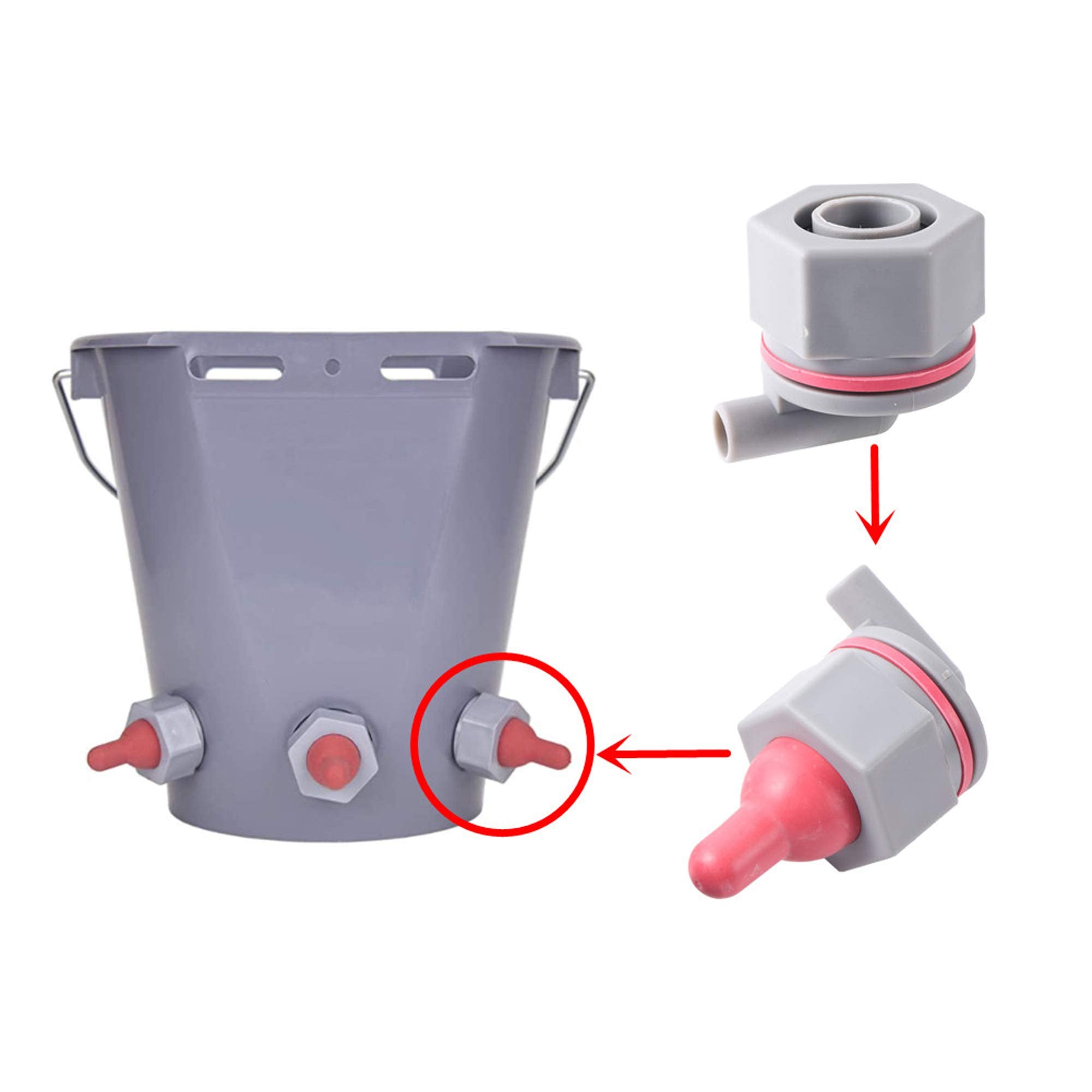 FULAIERGD lamb feeder soft pacifier offers gentle, pliable feeding for delicate mouths.