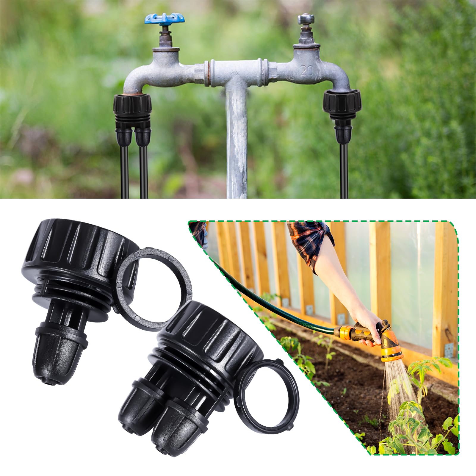 FULAIERGD plastic water connector resistant to corrosion and weather.