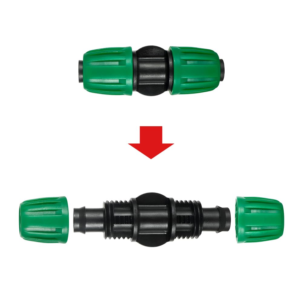 FULAIERGD drip tubing repair and extension connectors for flexible setups