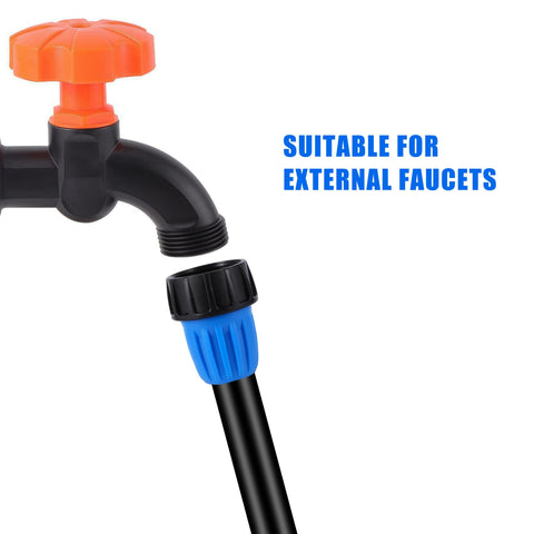 FULAIERGD 3/4 to 1/2 inch adapter on standard hose simplifies irrigation