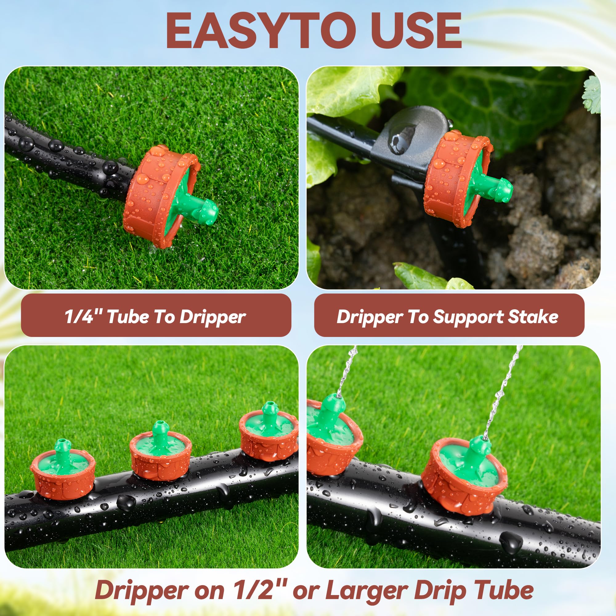 UV-resistant plastic from FULAIERGD stands up to outdoor use.