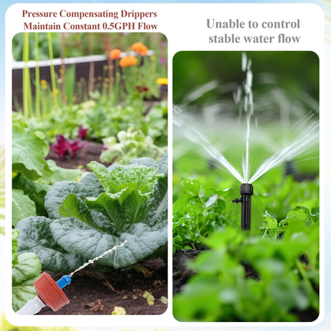 FULAIERGD UV-resistant plastic components withstand outdoor garden use.