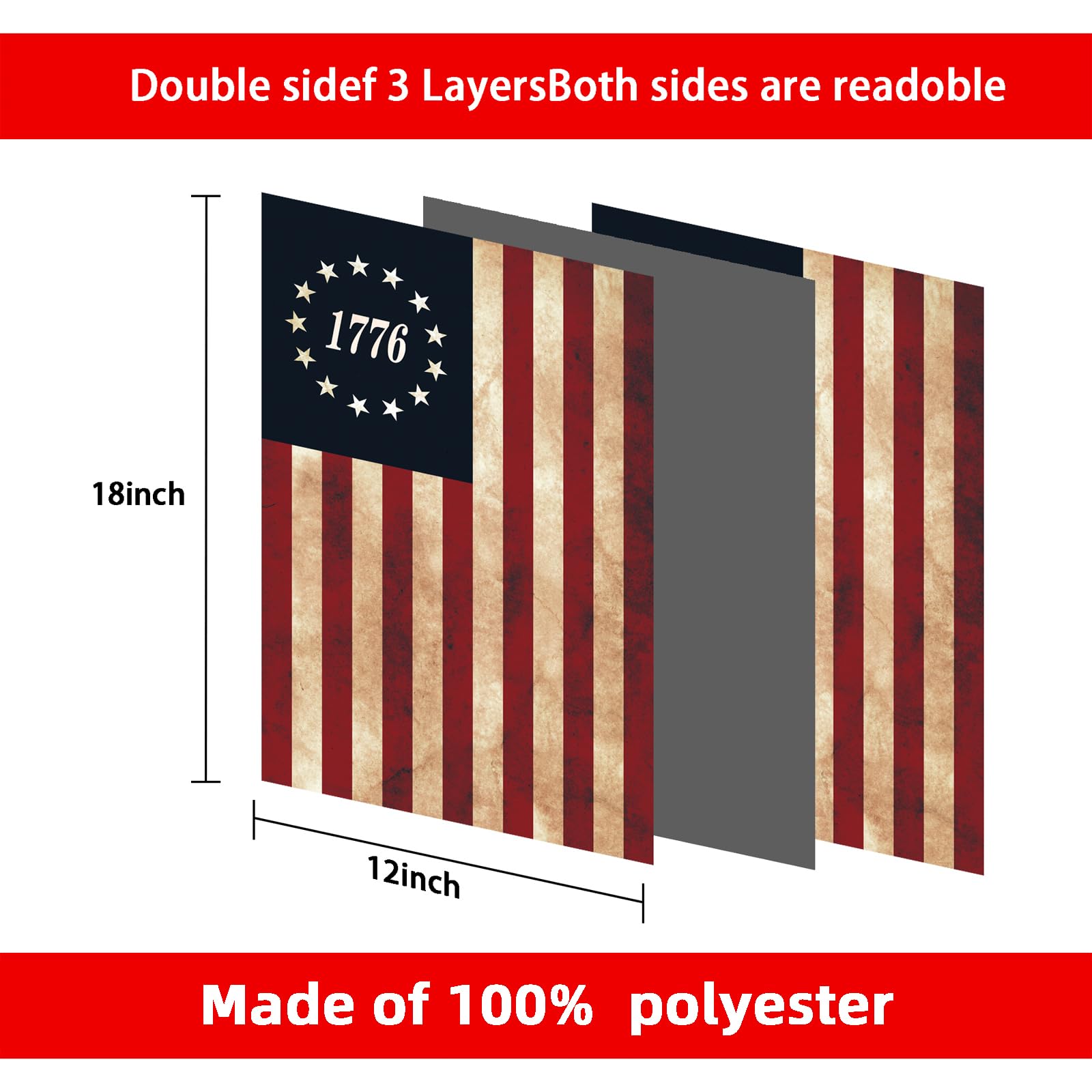 FULAISMGS Outdoor yard flag fluttering in light breeze