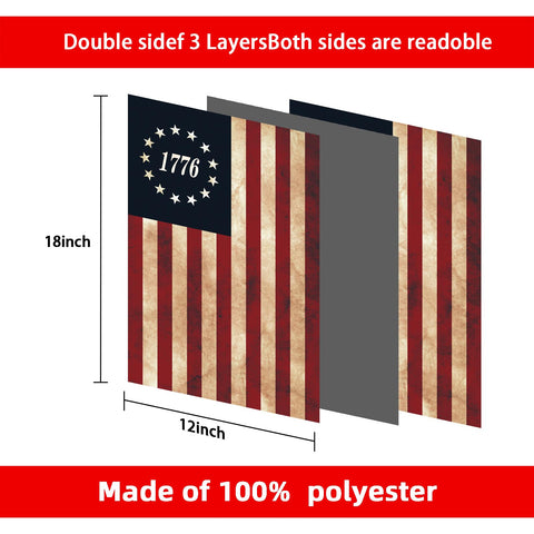 FULAISMGS Outdoor yard flag fluttering in light breeze
