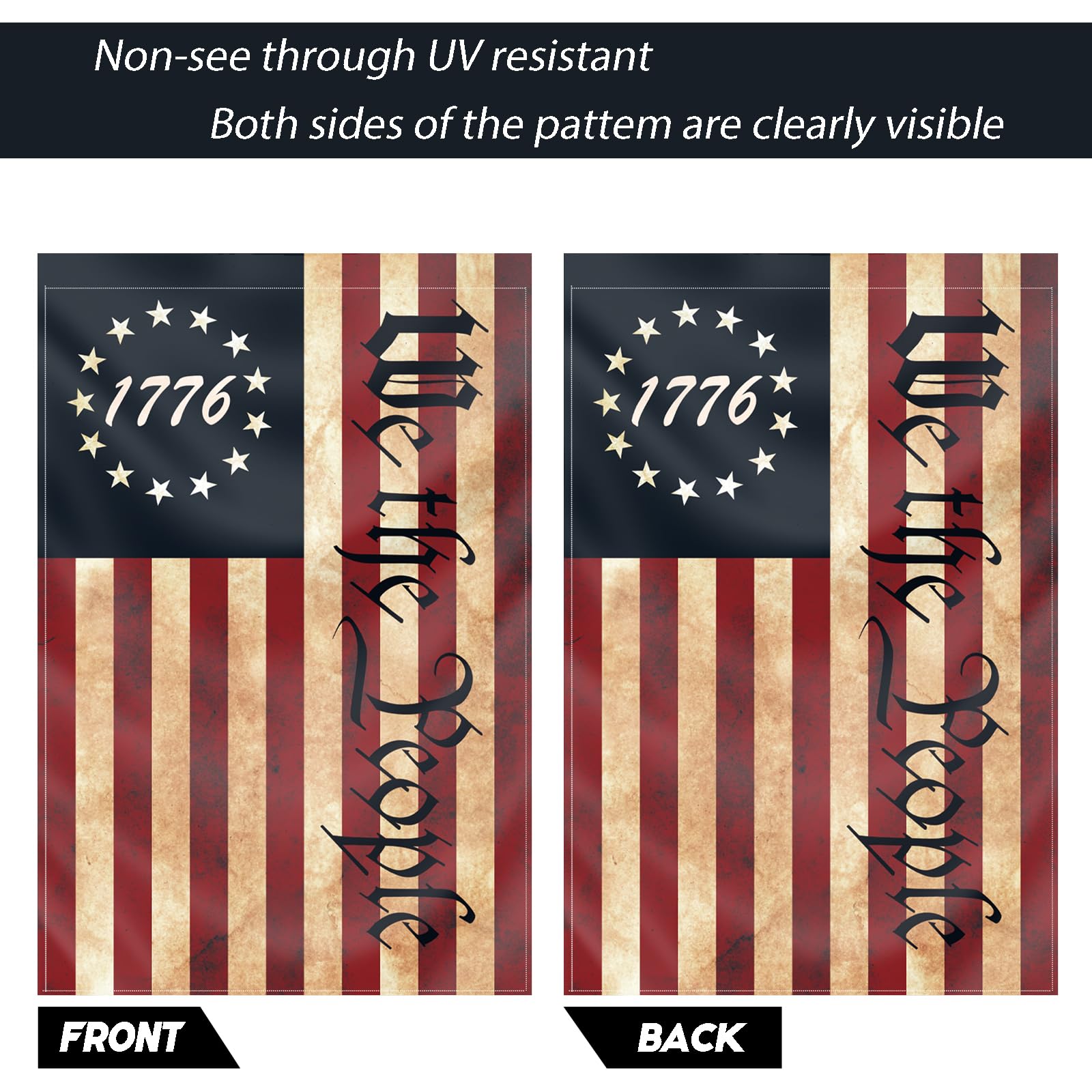 FULAISMGS 100% polyester, double-stitched flag ensures durability for outdoor use.