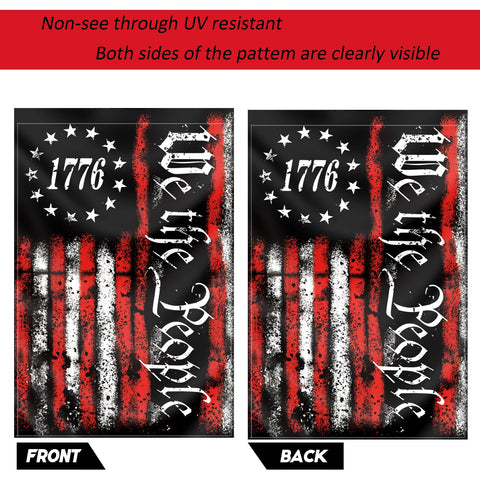 FULAISMGS Polyester flag with blackout liner for lasting outdoor use