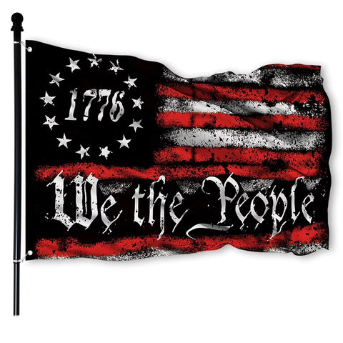 fulaismgs we-the-people-1776-flag double-sided outdoor display for pride