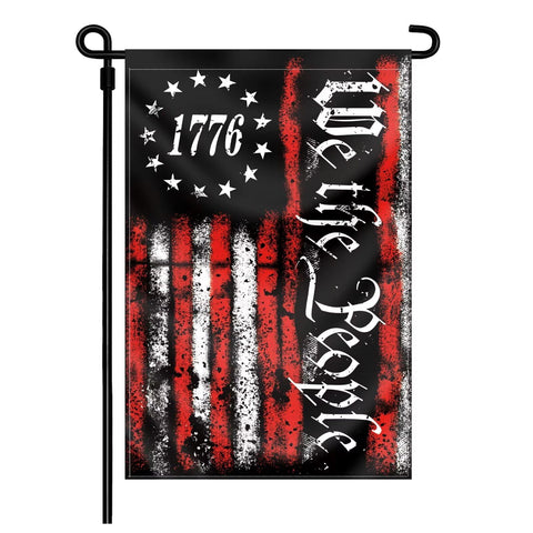 FULAISMGS We The People flag double sided 12x18 for vibrant yard display