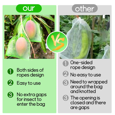 fulasiteu garden use bag guarding fruit from birds and debris