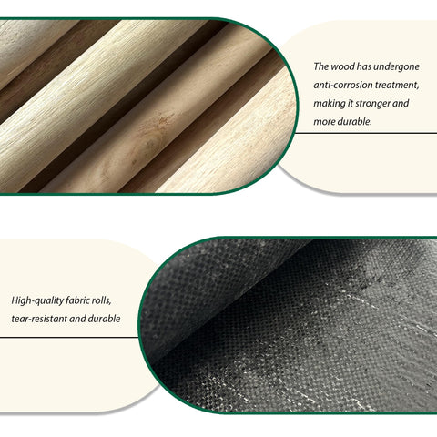 FULEIYA black erosion barrier blends with soil while protecting waterways.