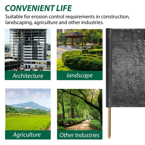 FULEIYA silt fence used in yard projects to manage runoff and erosion