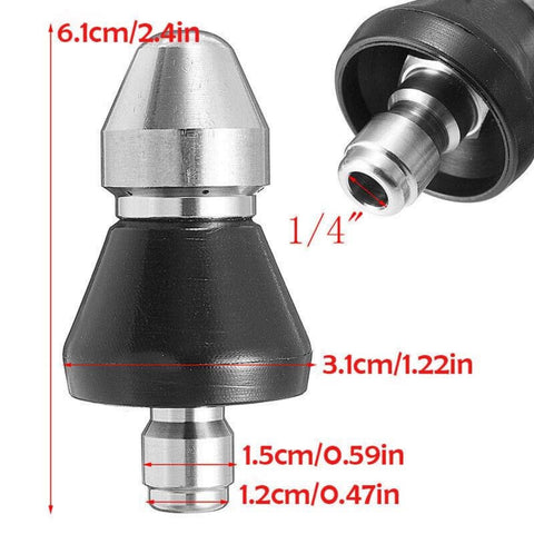 Fullikes quick-connection 1/4in plug enables fast setup.