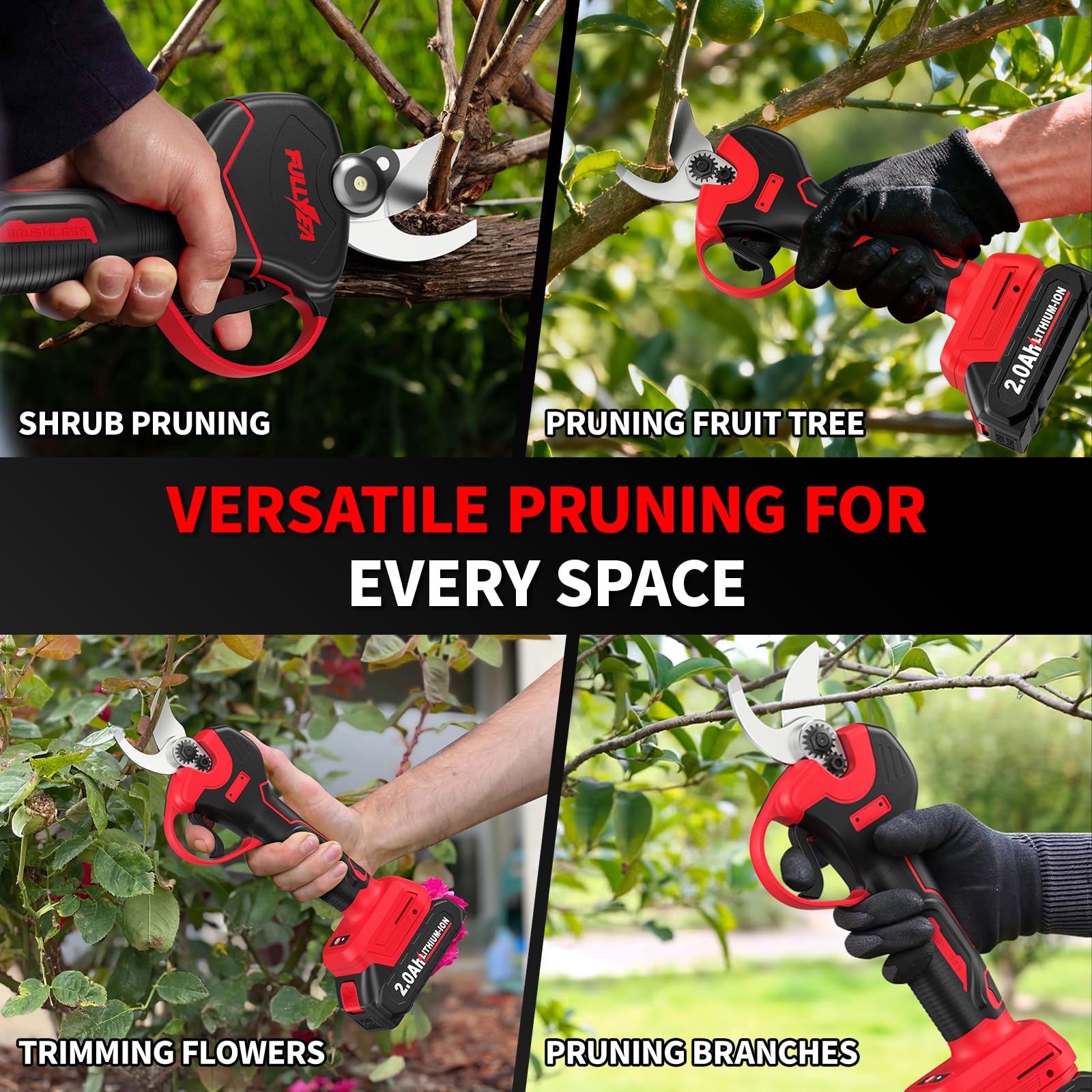 FULLYEA After-sales Service supporting battery-powered pruners