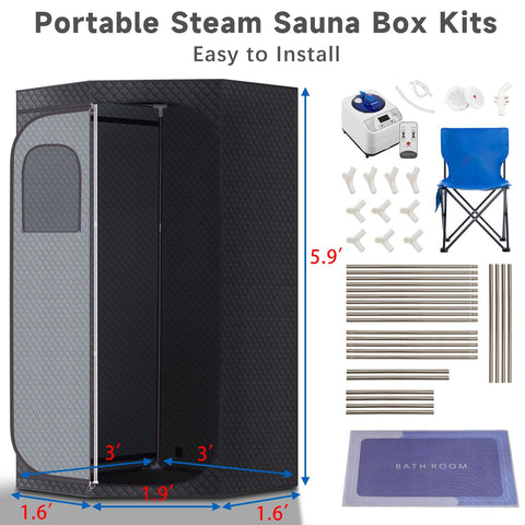 Fulove Sauna Box easy cleaning surface for quick maintenance after use
