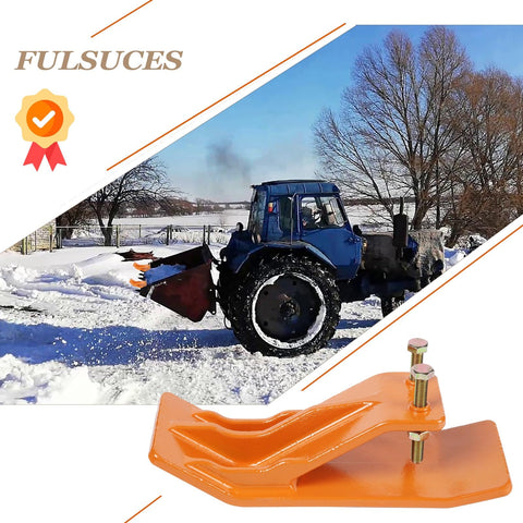 fulsuces bucket protector kit viewed installed on a tractor for context.