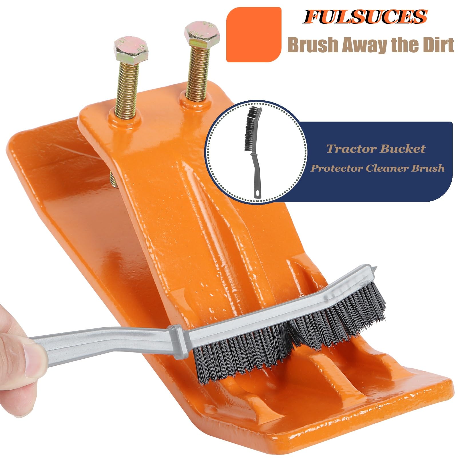 fulsuces cleaning brush included for easy debris removal from crevices.