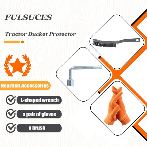 fulsuces pair of gloves provide comfortable handling during installation.