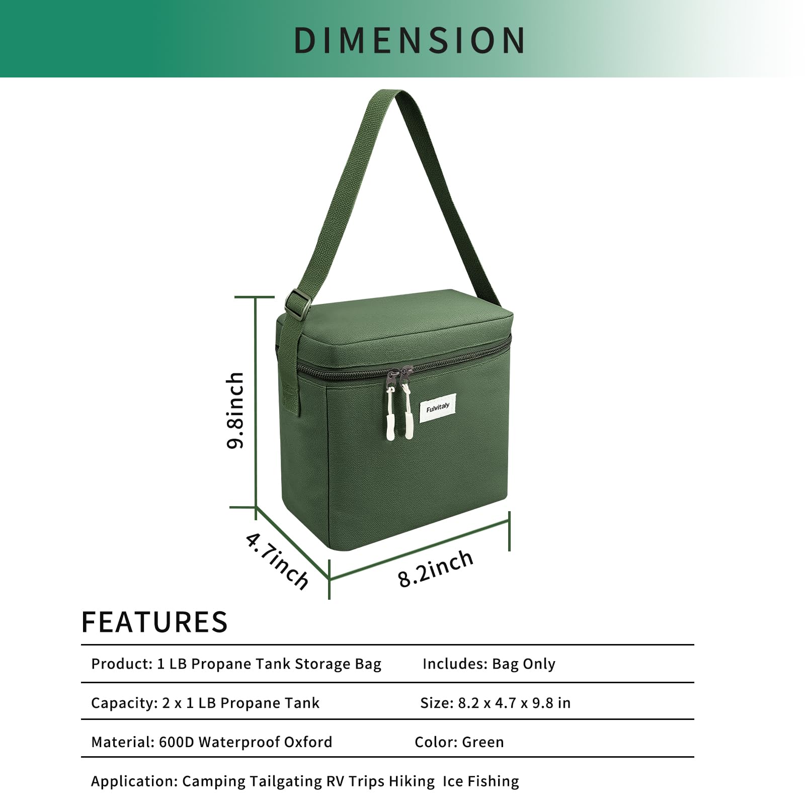 Fulvitaly compact tank tote ready for camping and travel