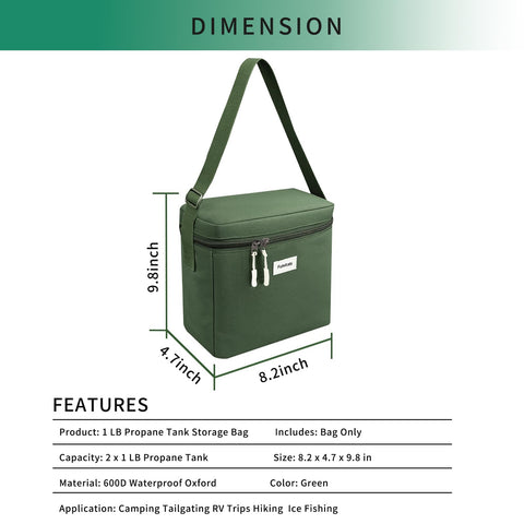 Fulvitaly compact tank tote ready for camping and travel