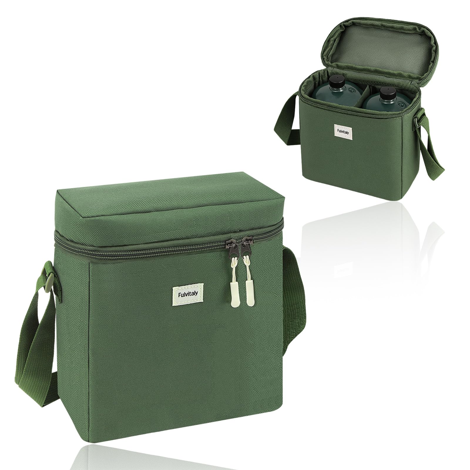 Fulvitaly mini 1lb propane bag with padded interior for protection