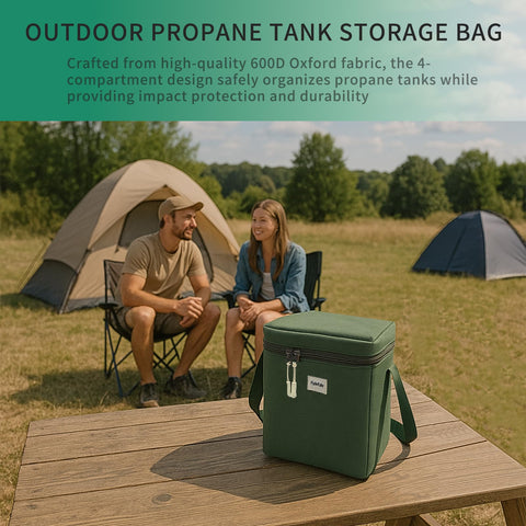 Fulvitaly portable propane bag ideal for camping trips
