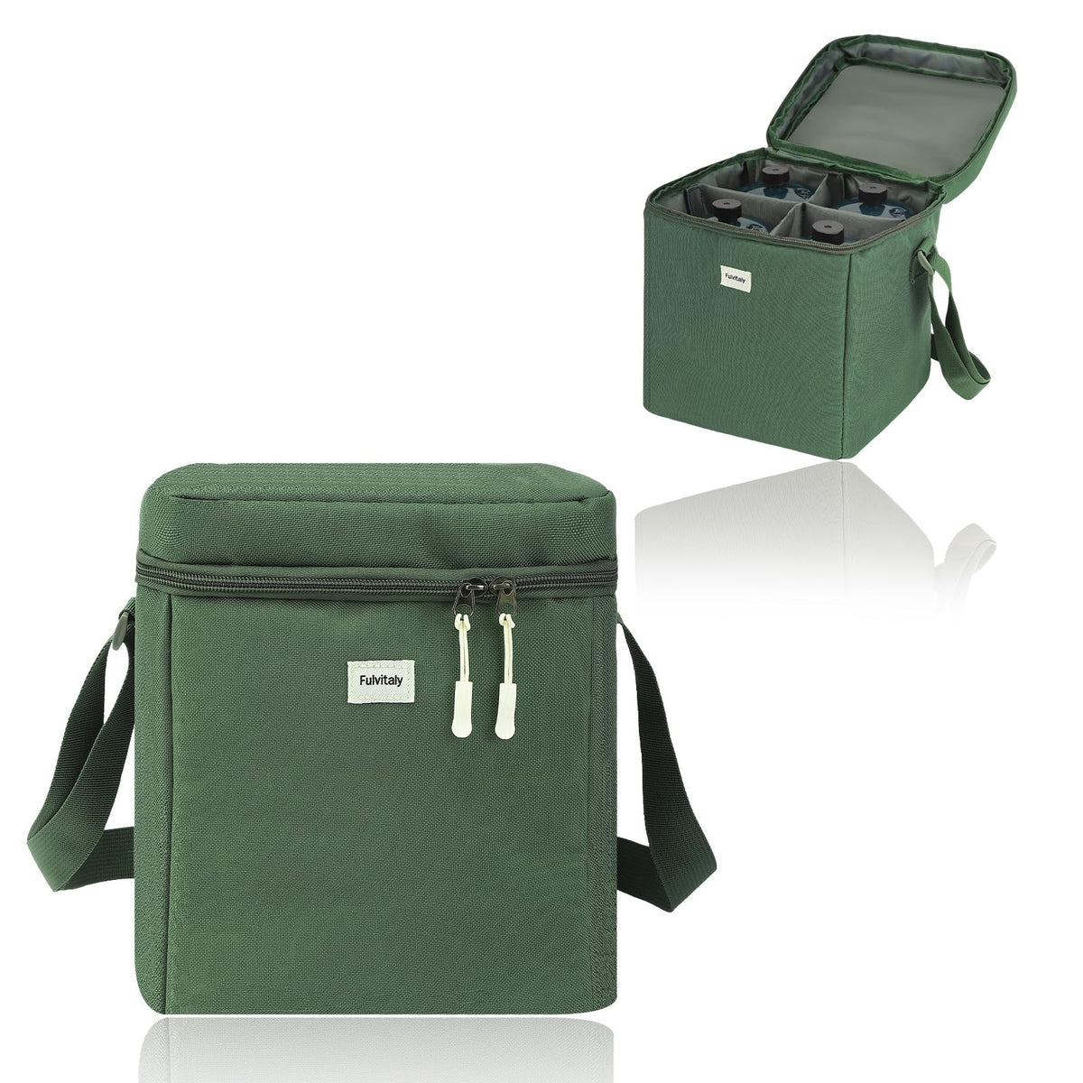 Fulvitaly small propane tank storage bag close-up showing thick padding for protection