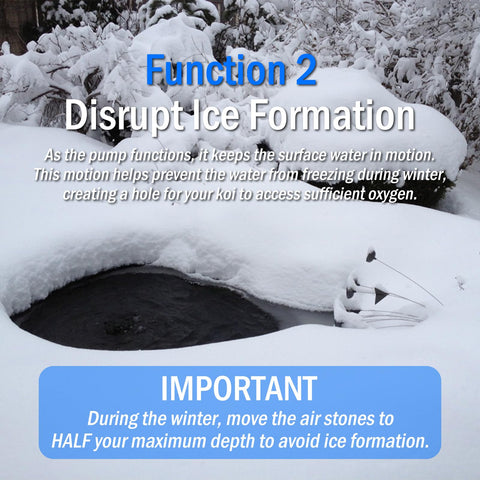FUMAK Pond Aerator in action demonstrates versatile, quiet operation for seasonal use.