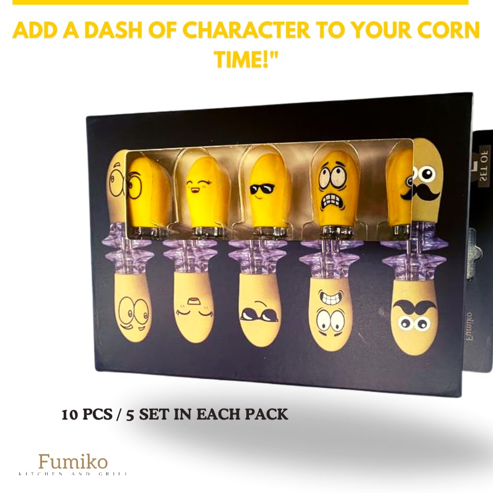 Fumiko durable materials ensure long-lasting grip for hot corn on the cob