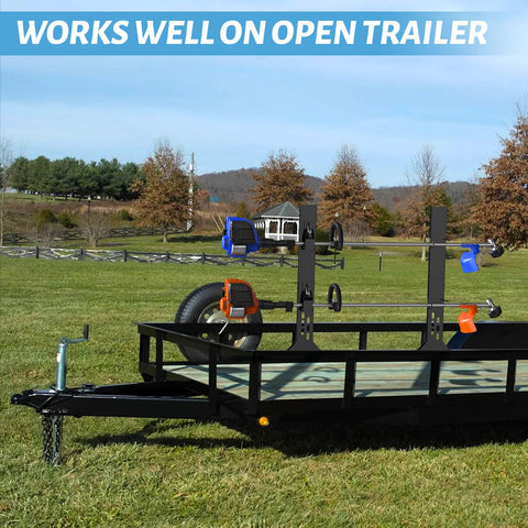 Fumingpal lockable trimmer rack shows locking holes for secure transport.