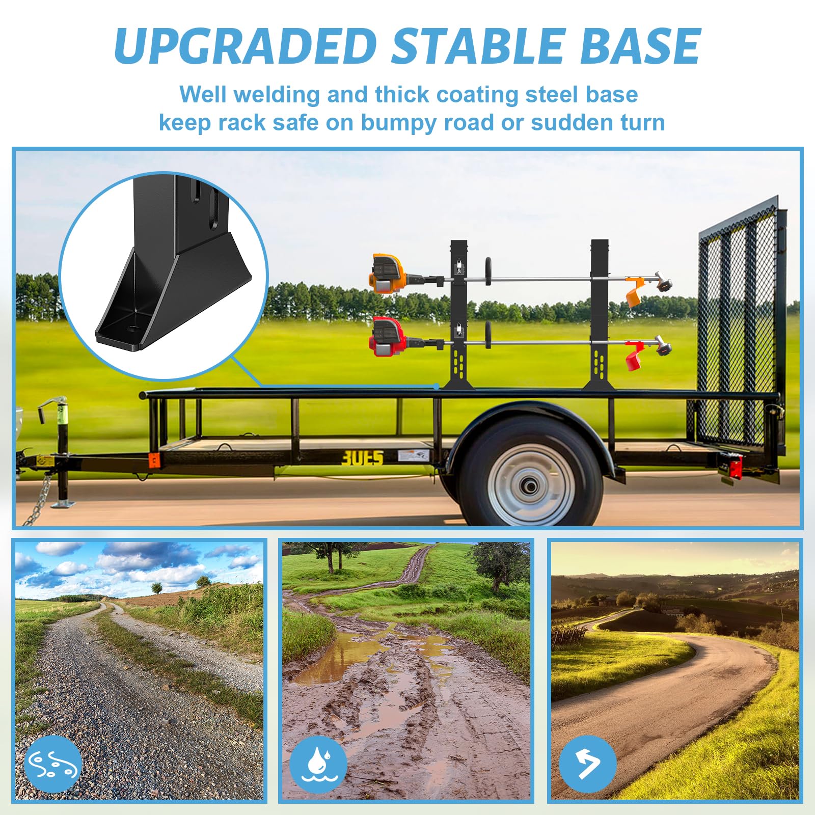 Two-pack set simplifies upgrading your open trailer setup.