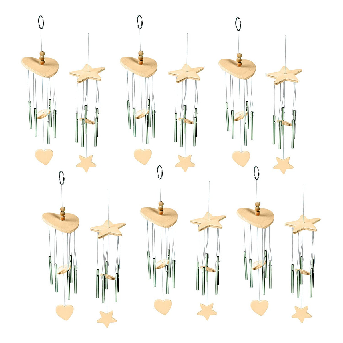 Fun Express wind chimes circle design for kids art project and outdoor decor