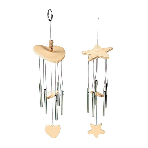 Fun Express wind chimes include five metal chimes for gentle breeze music