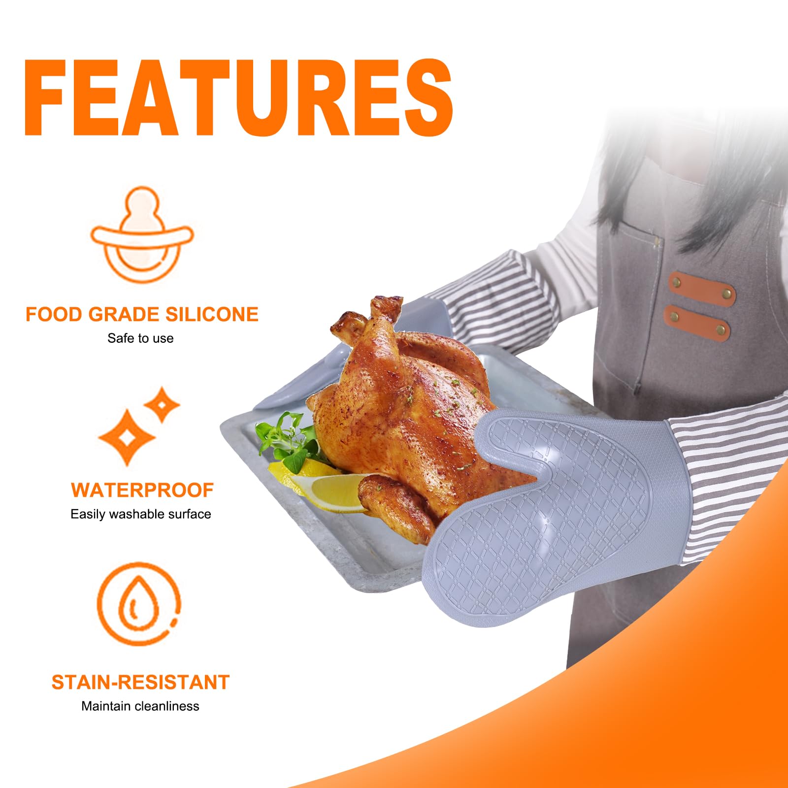 FunSiltasy mitts include hanging loop for easy storage after cooking