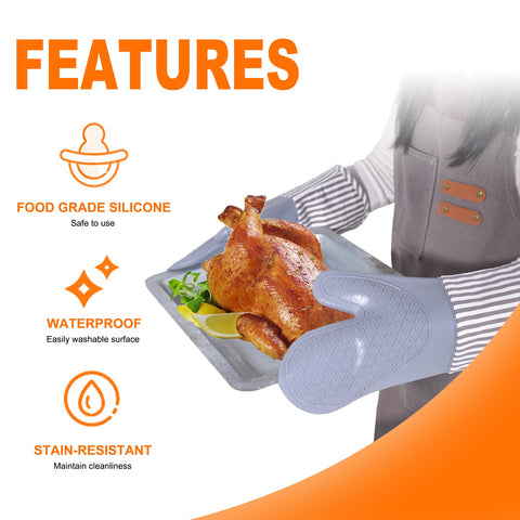 FunSiltasy mitts include hanging loop for easy storage after cooking