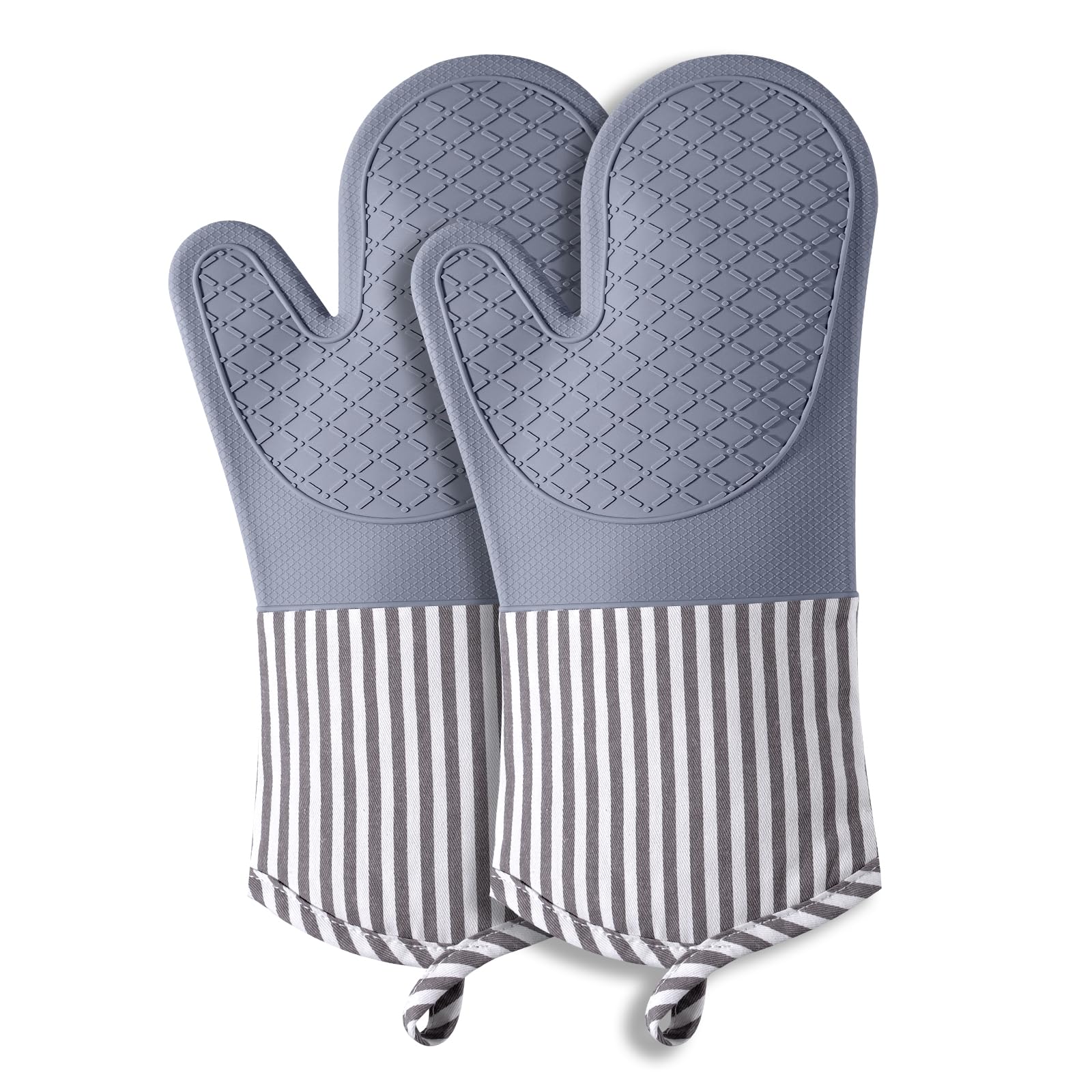 FunSiltasy silicone oven mitt with honeycomb grip for secure handling of hot pans