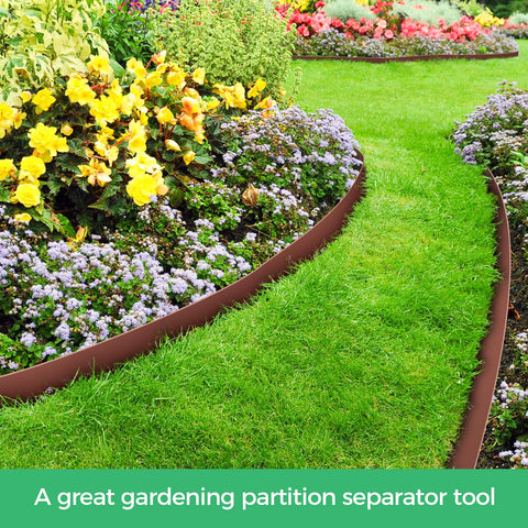 FunFanso 150 spikes for edging provides sturdy anchoring for durable lawn borders.
