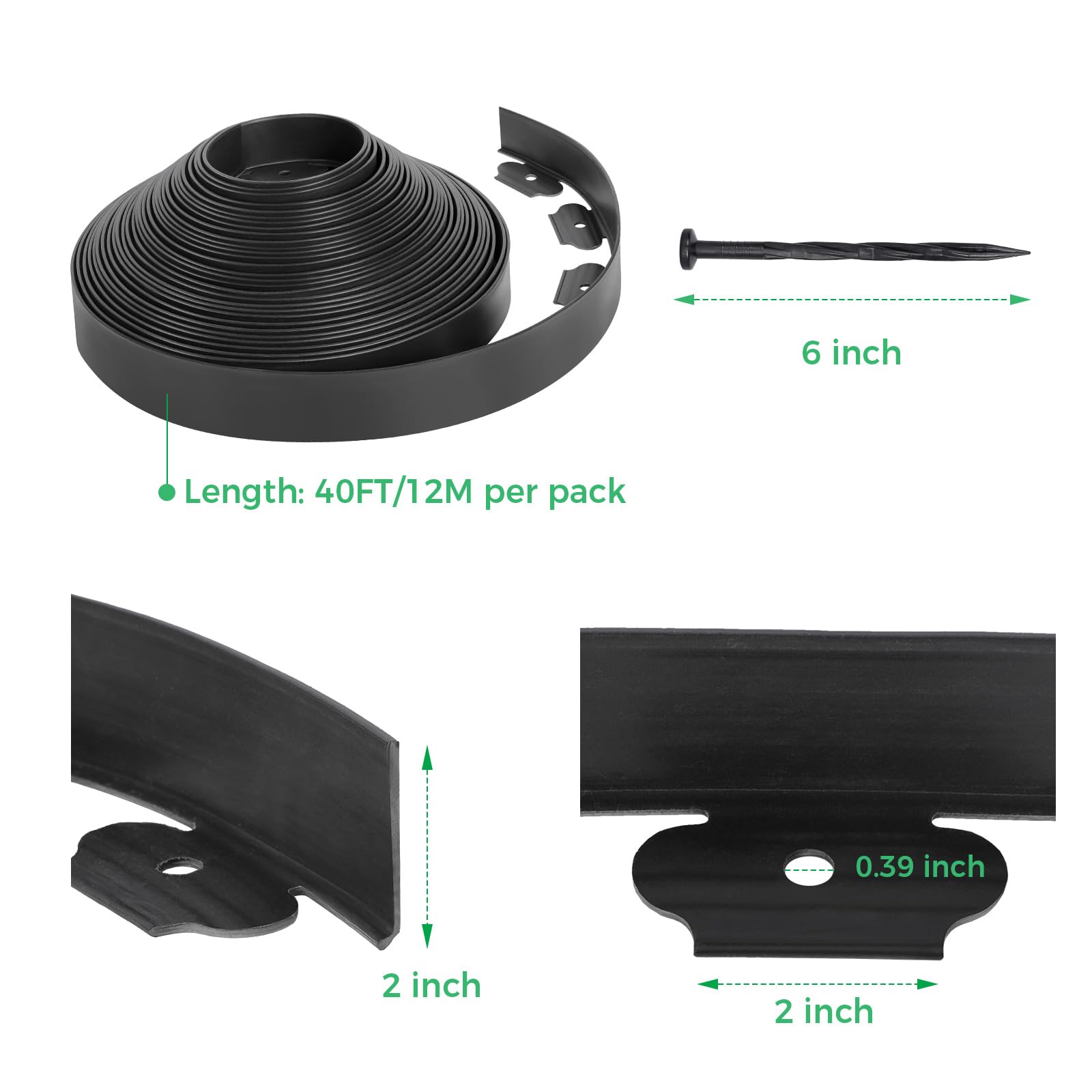 FunFanso no-dig-installation enables quick edging setup