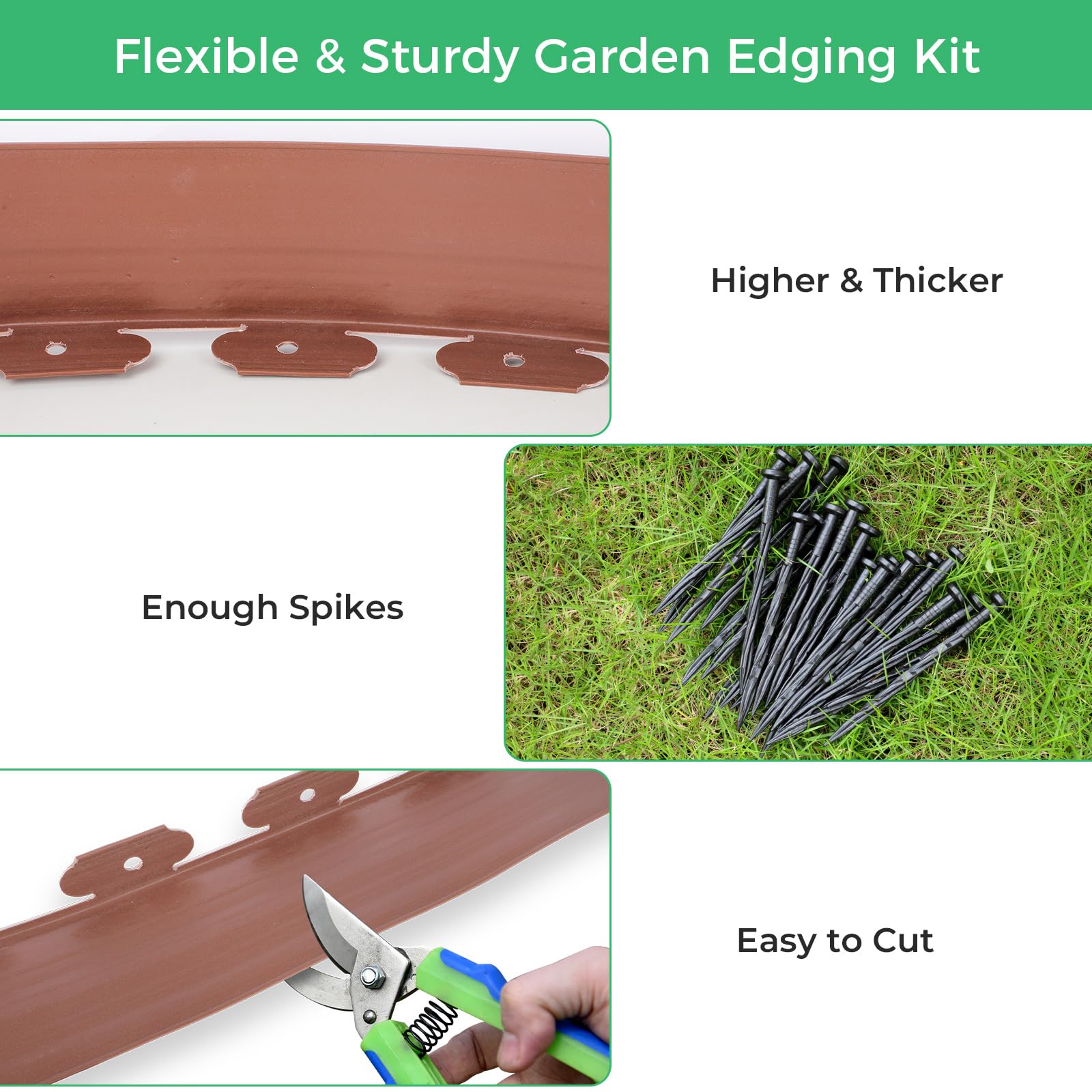FunFanso no-dig installation saves time while creating clean borders.