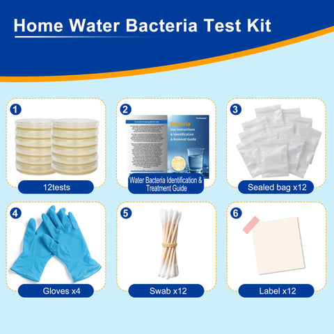 Detects all bacteria beyond E. coli and coliform for comprehensive water assessment.