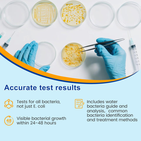 Clear testing instructions and culture plates enable quick, visual results within 24-48 hours.