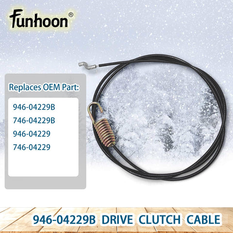 Craftsman snow blower cable compatibility with Funhoon branding.