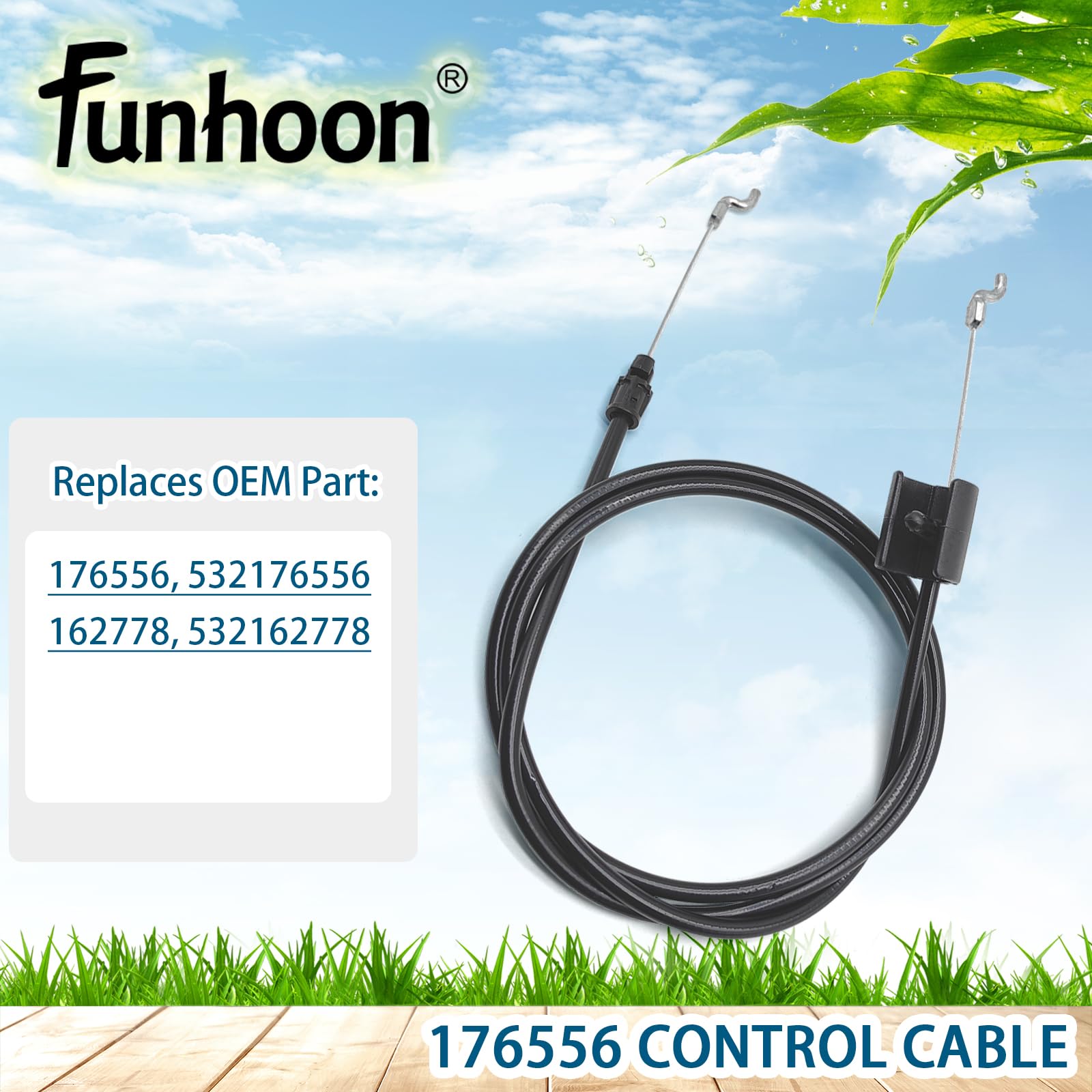 Funhoon durable zone control cable resists corrosion for long-lasting lawn care
