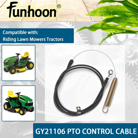 Funhoon GY21106 installed on John Deere mower for dependable deck operation